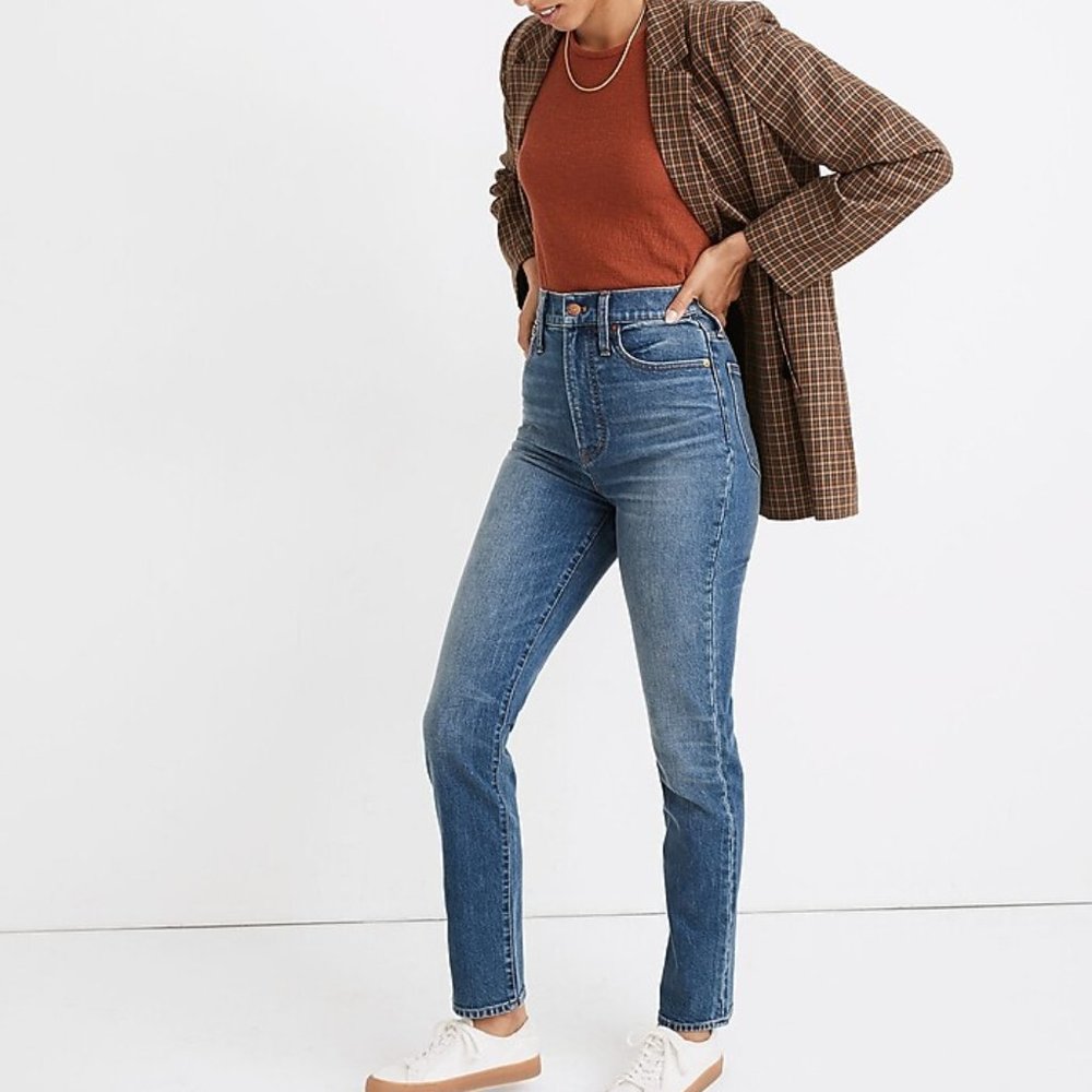 Madewell Women's Highest-Rise Perfect Vintage Jean in Longisle Wash MB417